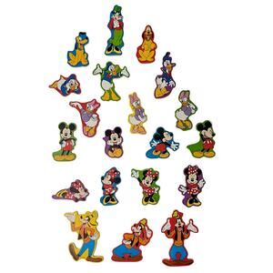 Disney Character Magnets (20) - Mickey Minnie Donald Daisy Goofy Pluto Clarabell